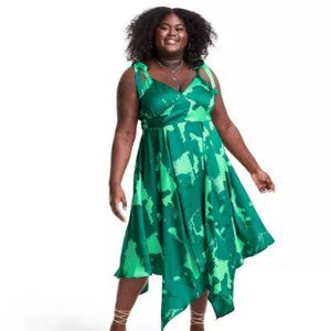 COPY - Tie Strap Asymmetrical Hem Dress